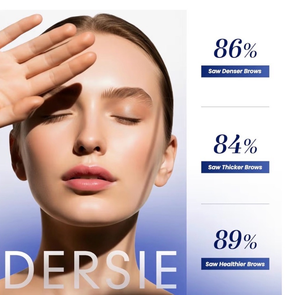 Dersie Brow Growth Serum Eyebrow Enhancer | Fuller Thicker Brows | 5 mL - Picture 4 of 7